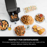 Ninja Double Stack DualZone Digital Air Fryer (SL300IN) | 7.6L, Cook 4 Foods at Once | Vertical Design - Image 9