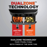Ninja Foodi DualZone Air Fryer | 7.6L, 2 Drawers (AF300IN) | Cooking Surface Free from PTFE, PFOA & PFAS - Image 8